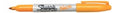 Marker Sharpie Permanent Fine Neon Fluro Orange