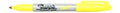 Marker Sharpie Permanent Fine Neon Fluro Yellow