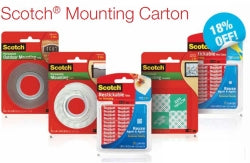 Tape Mounting Scotch Mixed Carton Deal