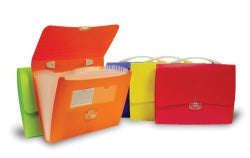 Expanding Case B/Tone A4 13 Pocket Pp Papaya