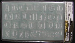 Stencil Celco Lettering 30Mm Old English