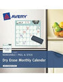Calendar Sheet Avery Monthly Preprinted Blue