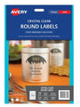 Label Avery Events & Branding L7093 Round Clear 12 Up 60Mm Pk10