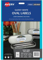 Label Avery Events & Branding L7138 Oval Gloss 18 Up 63.5X45.3Mm Pk10