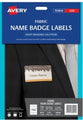 Label Avery Events & Branding L7427 Fabric Name Badge 10 Up 88X52Mm Pk15