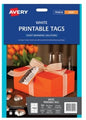 Label Avery Events & Branding C32304 Printable Tags 10 Up 89X51Mm Pk10
