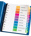 Dividers Avery A4 L7411-6 Readyindex 1-6