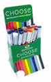 Pen Pilot Choose Gel Ink Mini Counter Disp 24 Asst