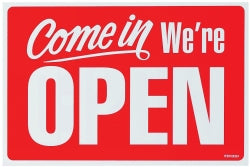 Sign Headline 200X300Mm Open/Closed