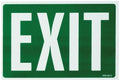 Sign Headline 203X305Mm Exit Green/White