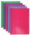 Book Jackets C/Land A4 Solid Colours 4 Asst Pk5