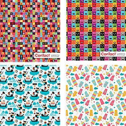 Book Covering Contact 1Mx45Cm Crazies Design Roll