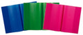Book Sleeves Contact Slip On A4 Solid Colours Pk5