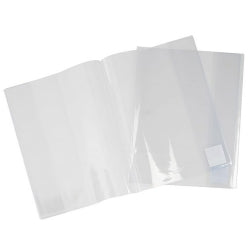 Book Sleeves Contact 335X245Mm Slip On Scrapbook Clear Pk5