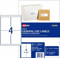 Label Avery Copier/Laser L7169Gu 99.1X139 4Up Pk100