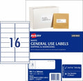 Avery Copier/Laser Label L7162GU 99.1x34 16UP - Box of 100