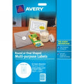 Label Avery Laser Circle L7630-10 63Mm