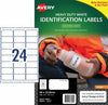 Label Avery Inkjet J4773 H/Duty White 24Up Pk10