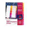 Dividers Avery A4 L7411-5 Readyindex 1-5