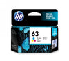 HP F6U61AA 63 Tri-Colour Inkjet Cartridge