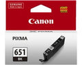 Inkjet Cart Canon Cli 651Bk Black