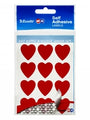 Label Quik Stik F/P Heart Red