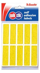 Label Quik Stik F/P 13X45 Yellow