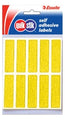 Label Quik Stik F/P 35X45 Fluoro Yellow