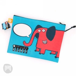 Pencil Case Micador Bomsy & Crew Name Blue 340X250