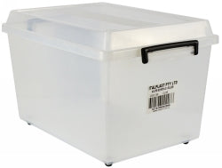 Storage Box Italplast 48L With Lid + Rollers