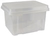 Storage Box Italplast 32L Clear Base/Clear Lid
