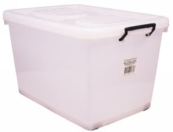 Storage Box Italplast 90Lt With Lid & Rollers