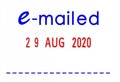 Stamp Deskmate Self Inking Emailed/Date