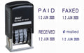 Stamp Deskmate Self Inking Email/Fax/Paid/Received