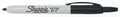 Marker Sharpie Retract Fine Black 36701