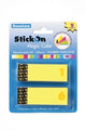 Stick On Number Marker B/Tone 76X25 Neon Pk2