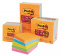 Post-It Notes Super Sticky 675-6Ssan 98X98 Lined Asst Neon Pk6