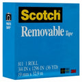Tape Magic Scotch 811 19Mmx33M Remove Boxed