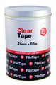 Tape Transparent Pilotape 24Mmx66M Tin6