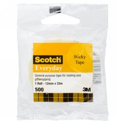 Tape Everyday Scotch 500 12Mmx33M