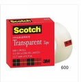 Tape Transparent Scotch 600 12Mmx66M Refill