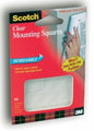 Tape Mounting Squares Scotch 859 Clear Removable