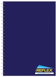 Note Book Reflex A4 Wiro H/Cover 7Mm Ruled 80Lf