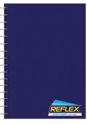 Note Book Reflex A5 Wiro H/Cover 7Mm Ruled 80Lf