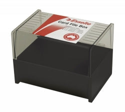 System Card Box Sws Esselte 127X76Mm (5X3) Black