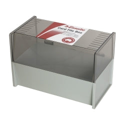 System Card Box Sws Esselte 203X127Mm (8X5) Dove Grey