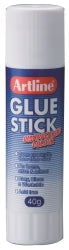 Glue Stick Artline 40G Washable Disappearing Purple