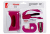 Stationery Desk Set Esselte Wow 5 Piece Pink