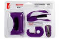 Stationery Desk Set Esselte Wow 5 Piece Purple