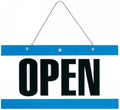 Quartet Open/Close Sign With Chain 75X150Mm
